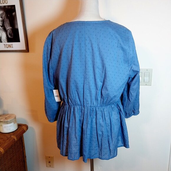 NWTS LANE BRYANT SIZE 16 EMBROIDERED BLOUSE - Picture 4 of 10